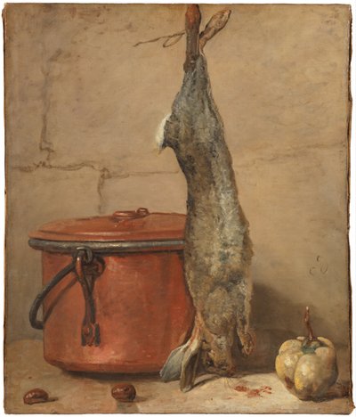 Kani ja kupariruukku n. 1739-40 tekijältä Jean Baptiste Simeon Chardin
