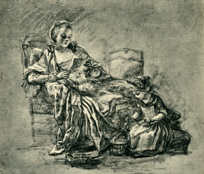 Kirje, 1700-luvun puoliväli, loppu, 1943. tekijältä Jean Baptiste Simeon Chardin
