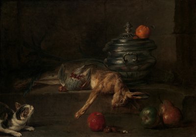 Hopeatureeni, n. 1728-30. tekijältä Jean-Baptiste Simeon Chardin