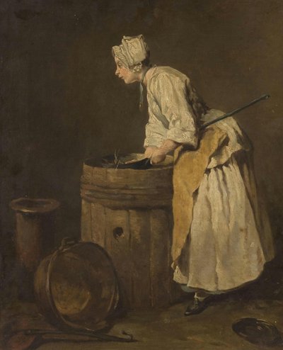 Tiskiapulainen tekijältä Jean-Baptiste Simeon Chardin