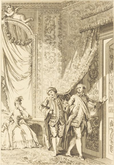 Upea tekijältä Jean Baptiste Tilliard after Jean Honoré Fragonard