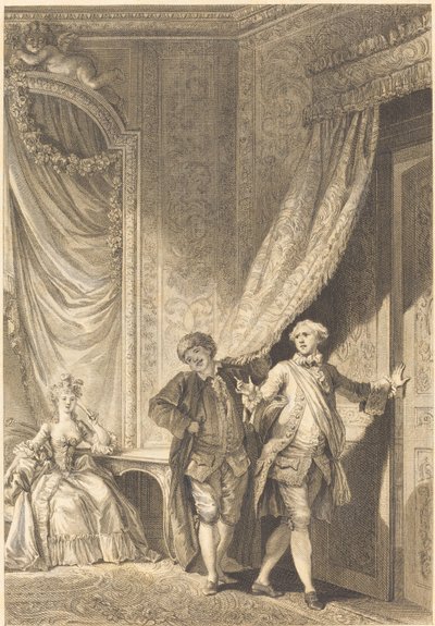 Upea tekijältä Jean Baptiste Tilliard after Jean Honoré Fragonard
