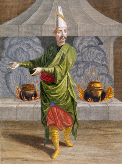 Beulouk-Bachi, sulttaanin pääkokki, n. 1708 tekijältä Jean Baptiste Vanmour