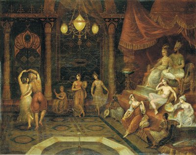 Viihdyttää sulttaani tekijältä Jean Baptiste Vanmour