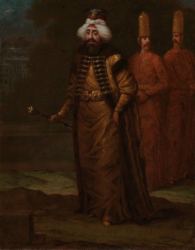 Sulttaani Ahmed III, noin 1727-30. tekijältä Jean Baptiste Vanmour