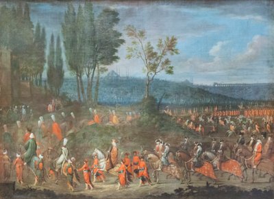 Suurlähettiläskulkue tekijältä Jean Baptiste Vanmour