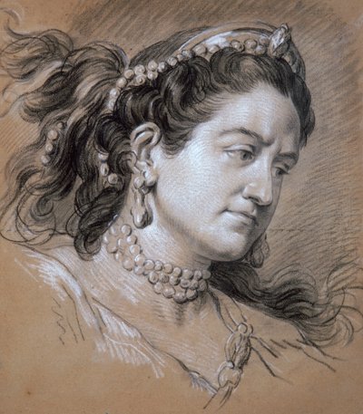 Naisen muotokuva, 1700-luku. tekijältä Jean Baptiste van Loo