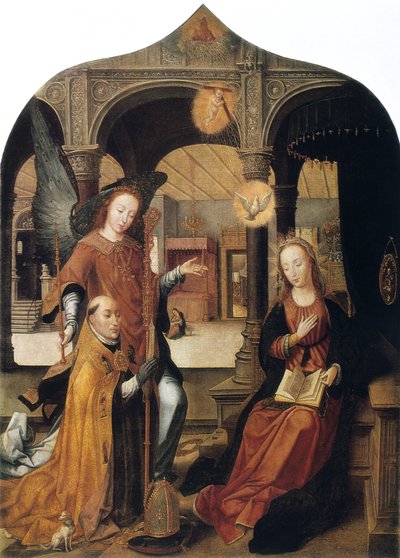 Ilmoitus, 1516-1517 tekijältä Jean the Elder Bellegambe
