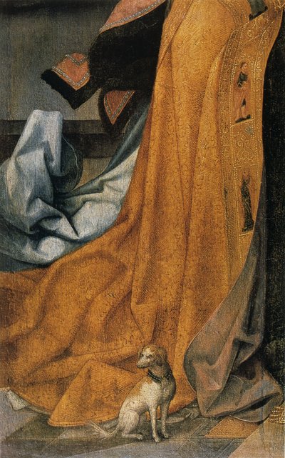 "Julistuksen" yksityiskohta, 1516-1517 tekijältä Jean Bellegambe