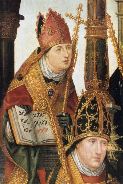 Ilmoituksen yksityiskohta, 1516-1517 tekijältä Jean the Elder Bellegambe