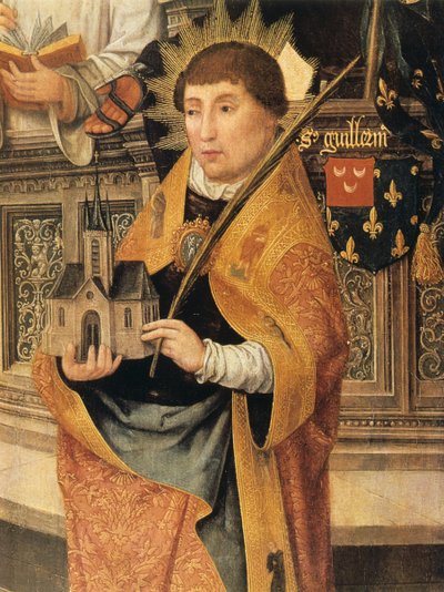 Ilmoituksen yksityiskohta, 1516-1517 tekijältä Jean the Elder Bellegambe