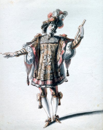 Pukusuunnittelu: Jean Berain vanhin, c1680 tekijältä Jean Berain, Jean Baptiste Lully