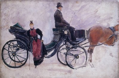 La Victoria, n. 1880 (öljy puulle) tekijältä Jean Beraud