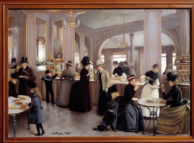 La passerie gloppe avenue des Champs Elysees. Jean Beraud
