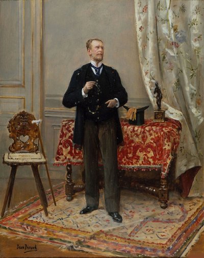 Edmond Taignyn muotokuva 1828-1906, n. 1890. tekijältä Jean Beraud