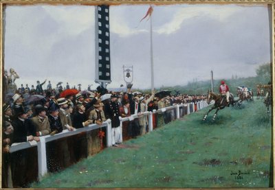 Kilpailut Longchampissa; maaliin tekijältä Jean Beraud