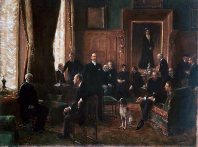 Kreivitär Potockan salonki, 1887 tekijältä Jean Beraud