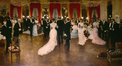 Pallo, maalaus Jean Beraud tekijältä Jean Beraud