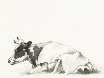 Jean Bernardin teos ”Lying Cow” tekijältä Jean Bernard