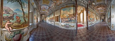 Bacchus-gallerian kehänäkymä tekijältä Jean Boulanger