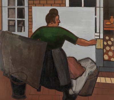 Pesijätär (öljy kankaalle) tekijältä Jean Brusselmans