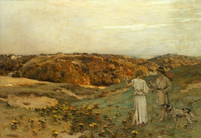 Tobias ja enkeli, 1878. tekijältä Jean Charles Cazin