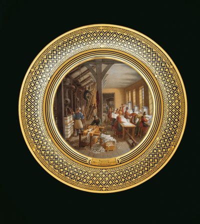 Paperitavara, n. 1820–1835 (posliini) tekijältä Jean-Charles Develly
