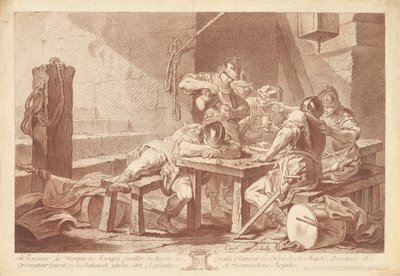 Vartiotupa tekijältä Jean Charles François after Carle Van Loo