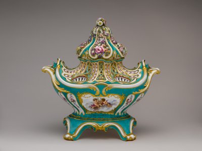 Sevres pot pourri maljakko tekijältä Jean Claude Duplessis