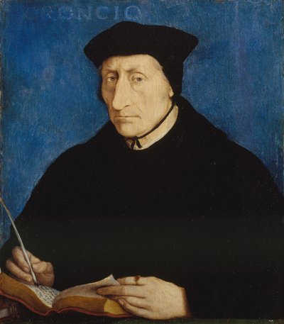 Guillaume Budé, n. 1536 (öljy puulle) tekijältä Jean Clouet