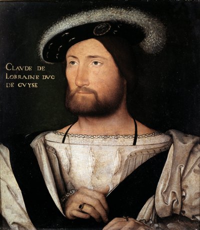 Guisen herttuan Claude de Lorraine muotokuva, Jean Clouet