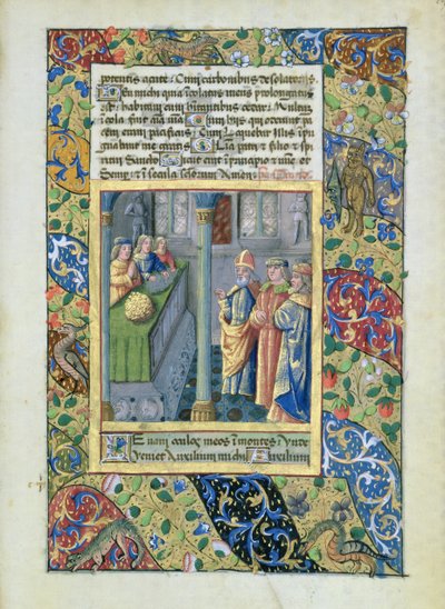 neiti Lat. Q.v.I.126 Kultaisen fleecen ritarikunta Louis dOrleansin ajalta, 1469 tekijältä Jean Colombe