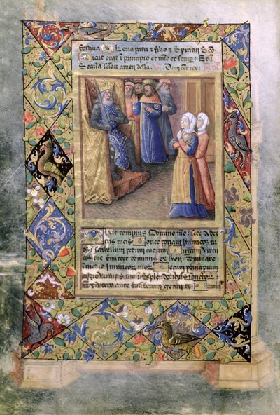 neiti Lat. Q.v.I.126 f.36v Salomon viisaus, Louis d