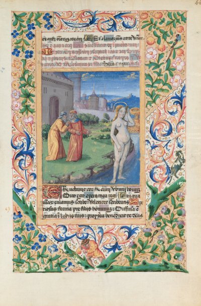 neiti Lat. Q.v.I.126 f.44 Susannah ja vanhimmat, Louis d