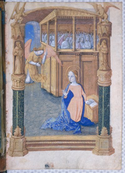 neiti Lat. Q.v.I.126 fol.12v The Annunciation, Louis d
