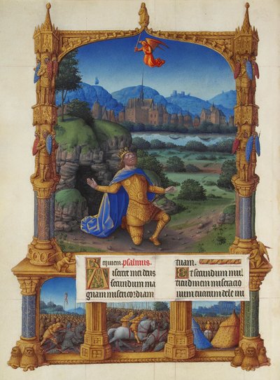Daavidin katumus, psalmi 51 tekijältä Jean Colombe