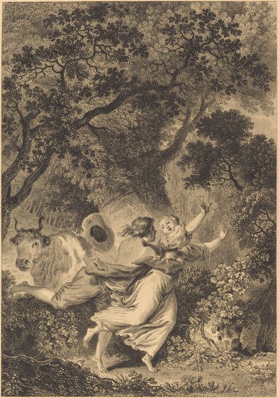 La campana finlandesa tekijältä Jean Dambrun after Jean Honoré Fragonard