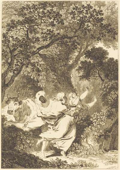 Kello tekijältä Jean Dambrun after Jean Honoré Fragonard