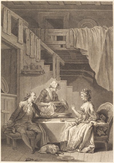 Falcon tekijältä Jean Dambrun and Jean Baptiste Tilliard after Jean Honoré Fragonard