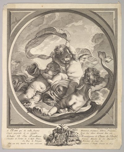 Vesi, n. 1748. tekijältä Jean Daullé
