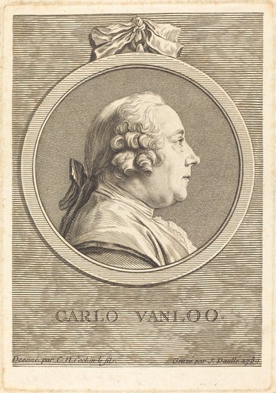 Carle Vanloo tekijältä Jean Daullé after Charles Nicolas Cochin II
