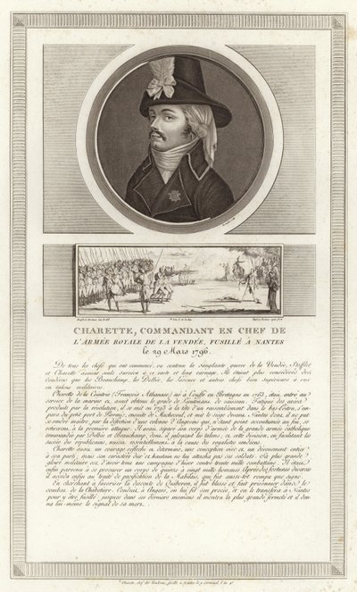 Francois de Charetten muotokuva tekijältä Jean Duplessi Bertaux