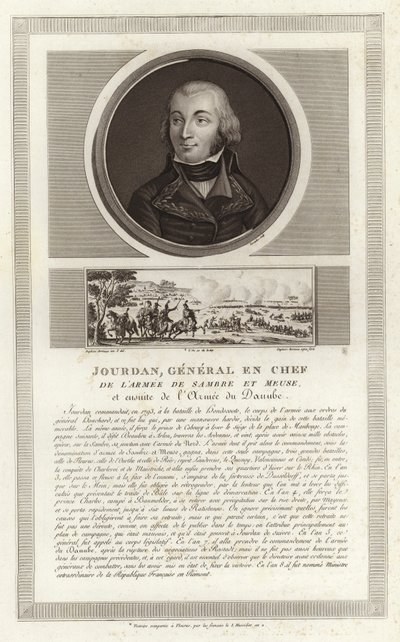 Muotokuva Jean-Baptiste Jourdanista, Comte Jourdanista tekijältä Jean Duplessi Bertaux