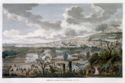 "Napolin vangitseminen, 2 Pluviose, vuosi 7", 23. tammikuuta 1799 tekijältä Jean Duplessis Bertaux