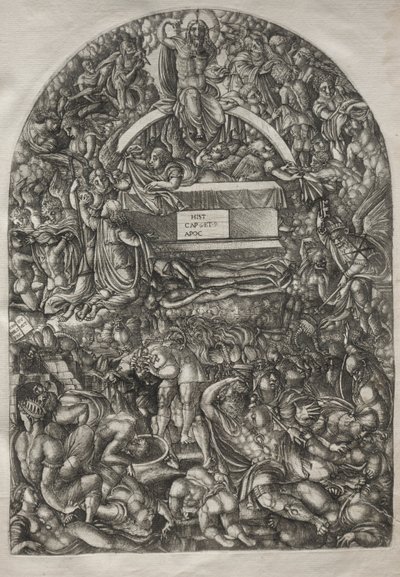 The Apocalypse: A Star Falls and Makes Hell to Open, 1546-1556. tekijältä Jean Duvet