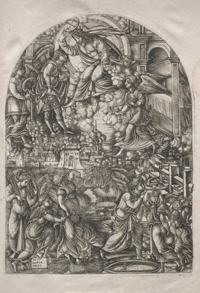 The Apocalypse: The Winepress of the Wrath of God, 1546-1556. tekijältä Jean Duvet