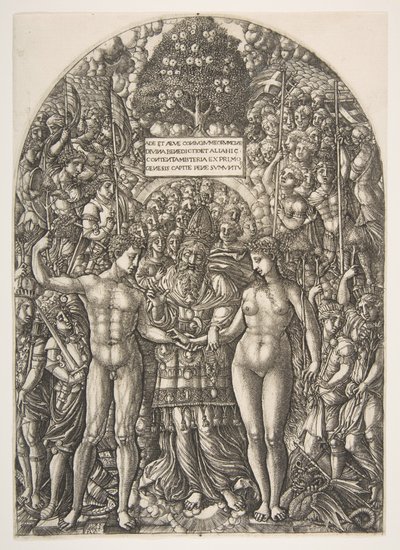 Aadamin ja Eevan häät, The Apocalypse, n. 1540-55. tekijältä Jean Duvet