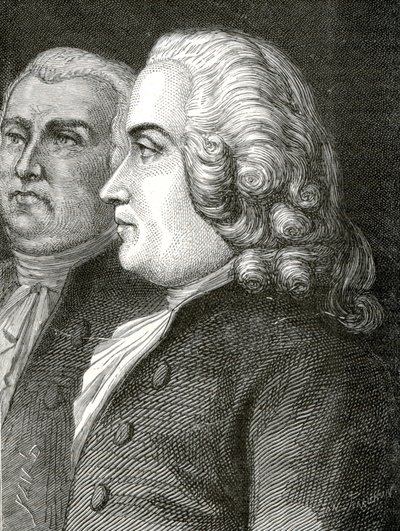 Ranskan vallankumous 1789-1799 Tronchet ja Malesherbes Guillaume Chretien de Lamoignon de Malesherbes tekijältä Jean Edouard (1824 99) Dargent