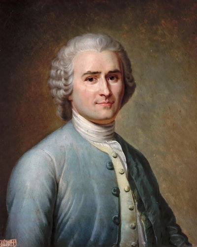 Jean-Jacques Rousseaun muotokuva 1712-1778 tekijältä Jean Edouard Lacretelle