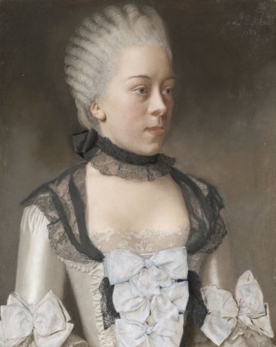 Wilhelmina Hillegonda Schuyt tekijältä Jean Etienne Liotard (signed by artist)